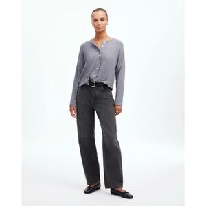 Madewell The Darted Barrel-leg Jean in Olenda Wash Size 26